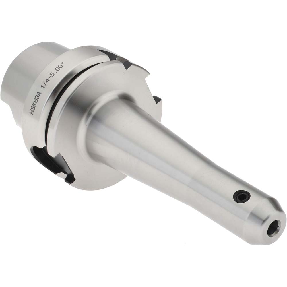 Accupro End Mill Holder HSK63A Taper Shank, 1/4" Hole MSC