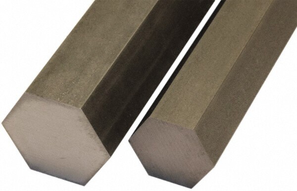1-1/2" Width Across Flats x 1' Long, Steel Hexagon Bar