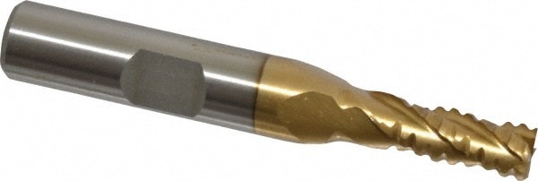 Value Collection 724-5023 1/4" Diam 4-Flute 30° Cobalt Square Roughing & Finishing End Mill Image