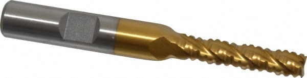 Value Collection 724-5032 1/4" Diam 4-Flute 30° Cobalt Square Roughing & Finishing End Mill Image