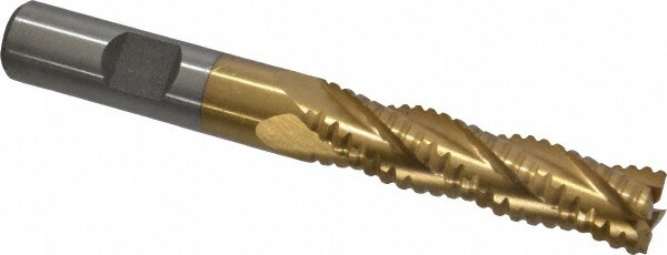 Value Collection 724-5122 1/2" Diam 4-Flute 30° Cobalt Square Roughing & Finishing End Mill Image