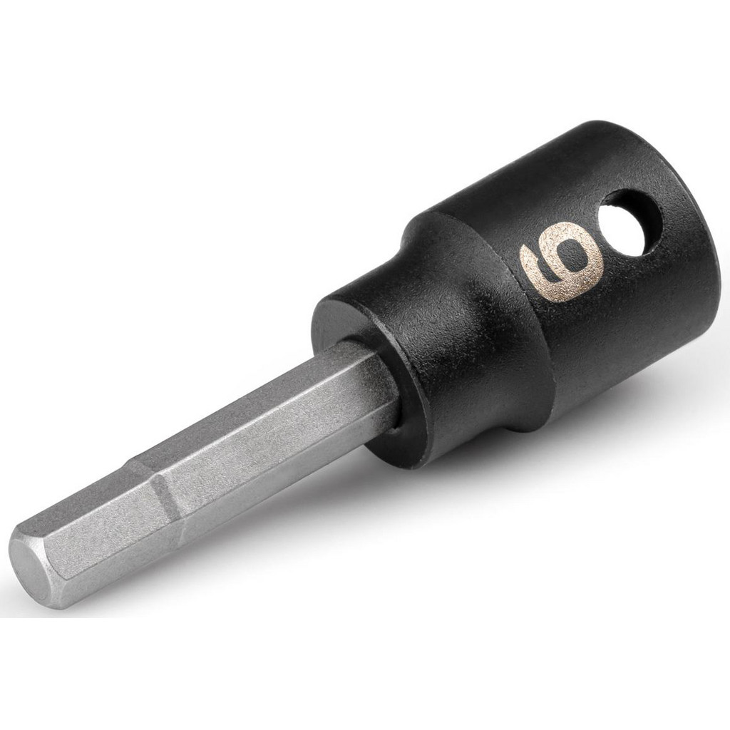 Tekton Impact Hex & Torx Bit Sockets: Drive Size (Inch): 3/8; Hex Size (mm): 6.00 | Part #SIB13206