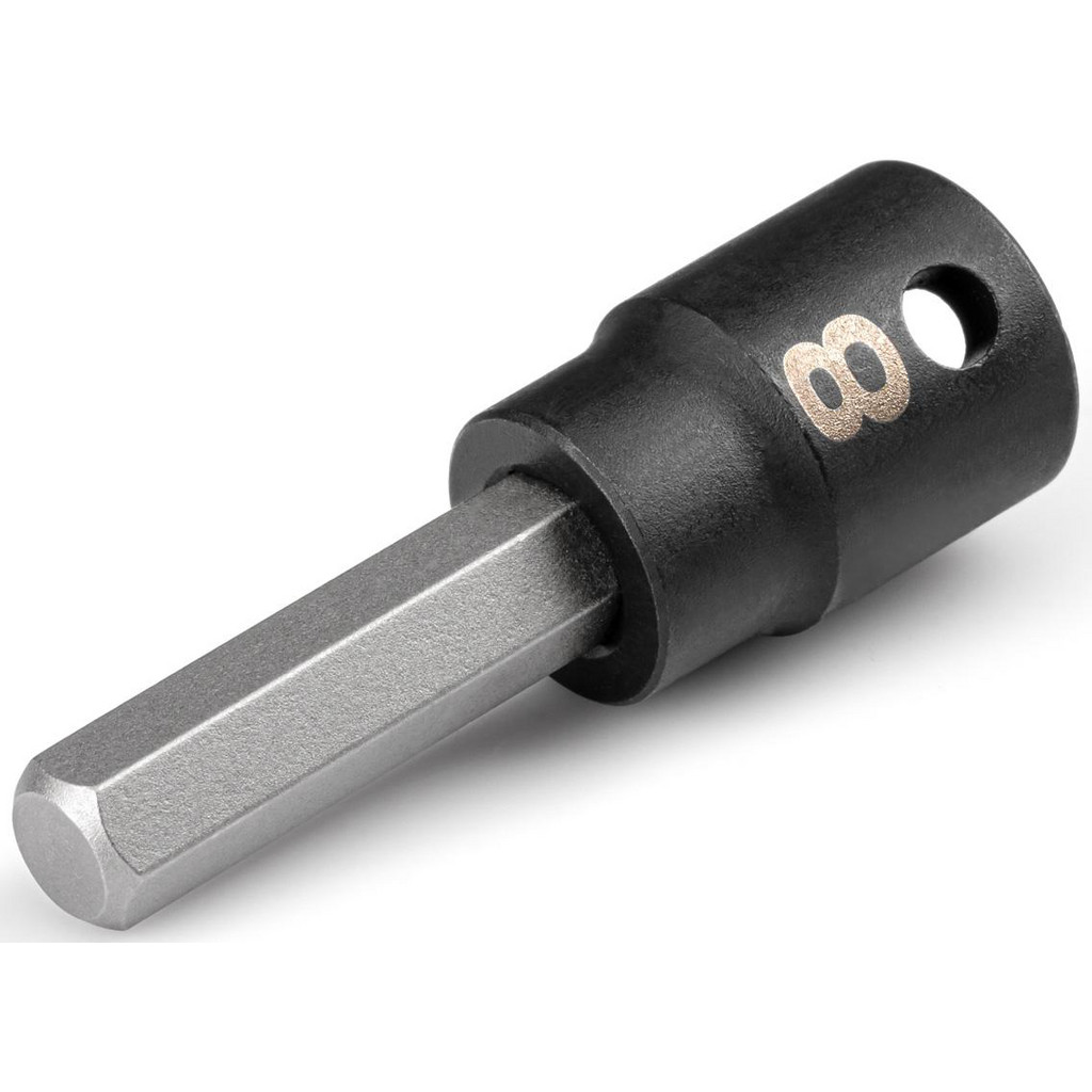 Tekton Impact Hex & Torx Bit Sockets: Drive Size (Inch): 3/8; Hex Size (mm): 8.00 | Part #SIB13208