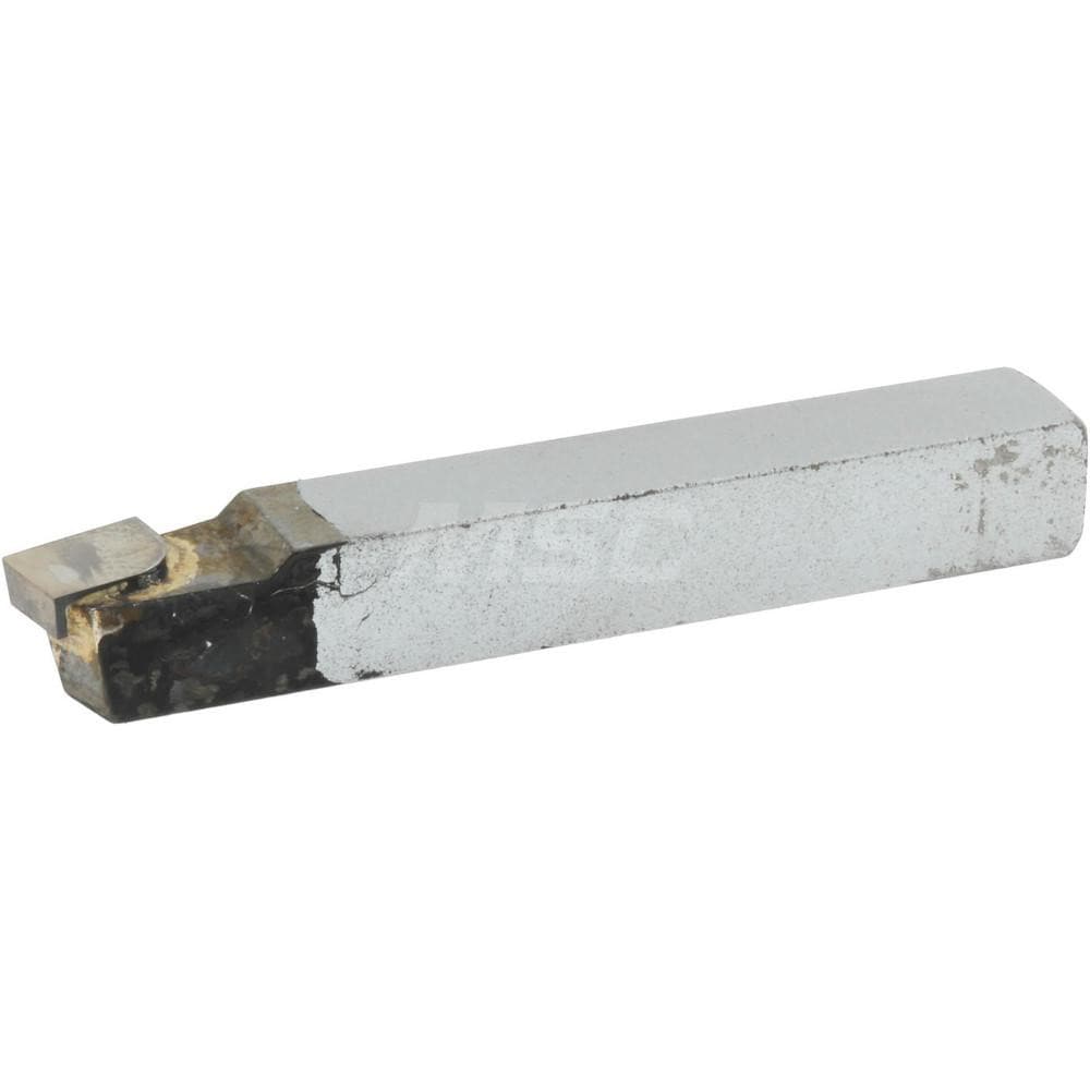 Single Point Tool Bit: 5/16'' Shank Width, 5/16'' Shank Height, Micrograin Solid Carbide Tipped, LH, BL, Lead Angle Turning
