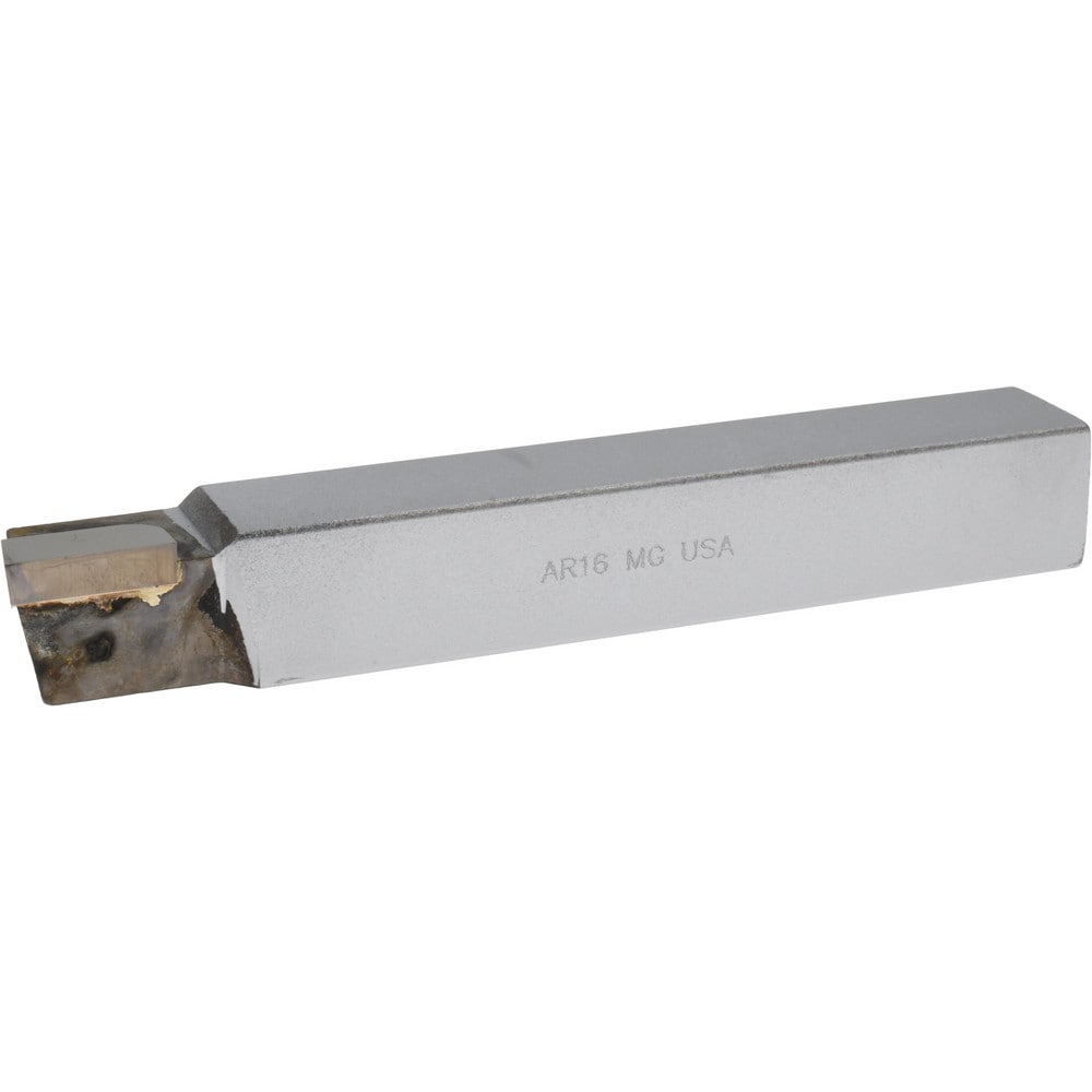 Single-Point Tool Bit: AR-16, 1" Shank Height, 1" Shank Width, Micrograin Solid Carbide Tip, Right Hand