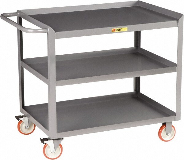 Mobile Workstation Mobile Work Center: 24" OAD, 3 Shelf