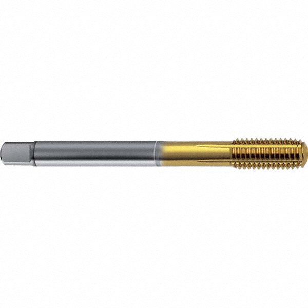 Thread Forming Tap: M12x1.50 Metric Fine, 6HX Class of Fit, Modified Bottoming, Cobalt, TiN Coated