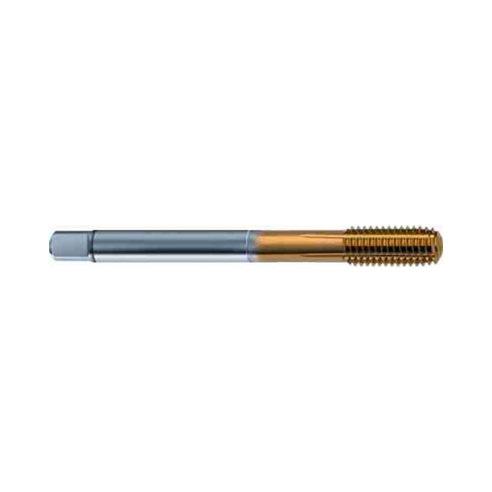 Thread Forming Tap: M12x1.50 Metric Fine, 6HX Class of Fit, Modified Bottoming, Cobalt, TiN Coated