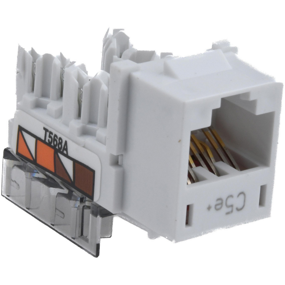 Coaxial Cable Outlets & Receptacles: Wall Plate Configuration: Port; Number of Gangs: 0; Mounting Type: Snap-in