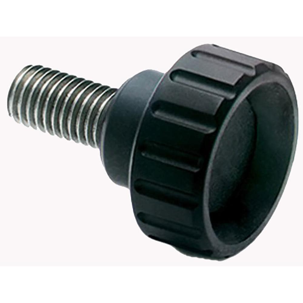 TK　0226 Jergens - Fluted Knobs: Polyamide, Steel, Knurled, 1.2600