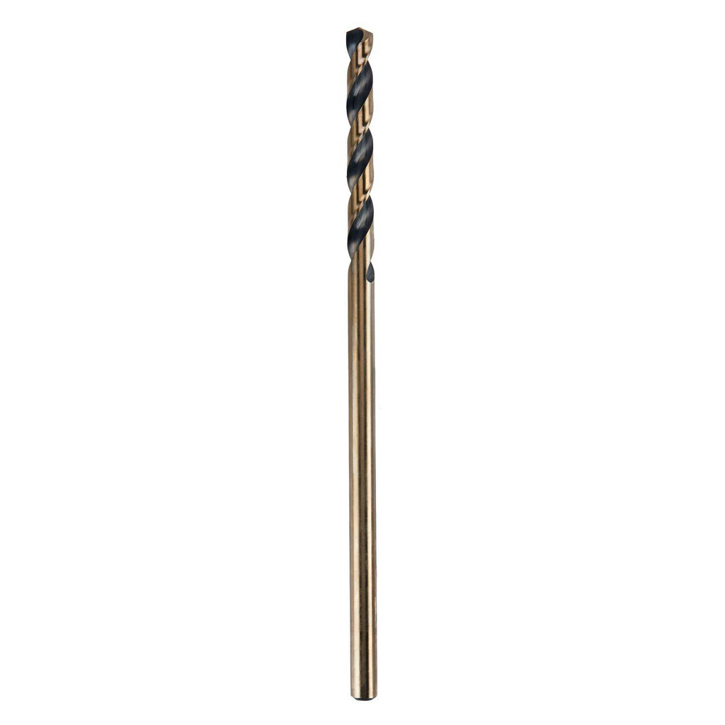 DeWALT Reduced Shank Drill Bit: 1/2'' Dia, 3/8'' Shank Dia, 135 , High Speed Steel - 12'' OAL, 4-1/2'' Flute Length, Oxide Finish