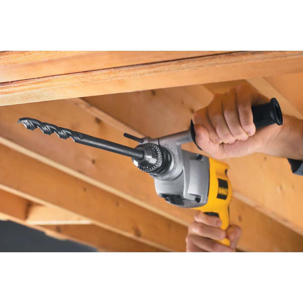 DeWALT Reduced Shank Drill Bit 0.5000'' Dia, 3/8'' Shank Dia, 135 deg, HighSpeed Steel MSC