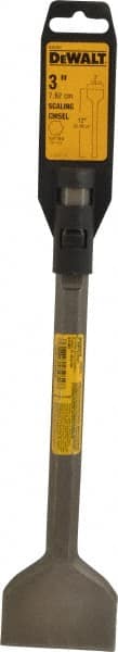 Hammer & Chipper Replacement Chisel: Scaling, 3" Head Width, 12" OAL, 3/4" Shank Dia