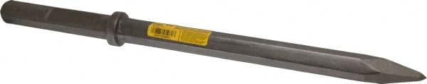 Hammer & Chipper Replacement Chisel: Point, 20" OAL, 1-1/8" Shank Dia