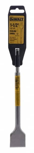 Hammer & Chipper Replacement Chisel: Scaling, 1-1/2" Head Width, 10" OAL, 3/4" Shank Dia