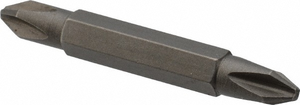 DeWALT #2, Reversible Standard Phillips Screwdriver Bit - 1/4" Drive, 2" OAL | Part #DW2028