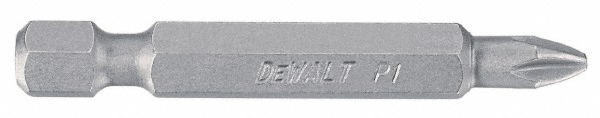 DeWALT #3 Phillips Screwdriver Bit - 1/4" Hex Drive, 2" OAL | Part #DW2023