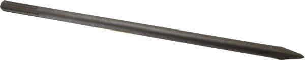Hammer & Chipper Replacement Chisel: Moil Point, 18" OAL, 3/4" Shank Dia