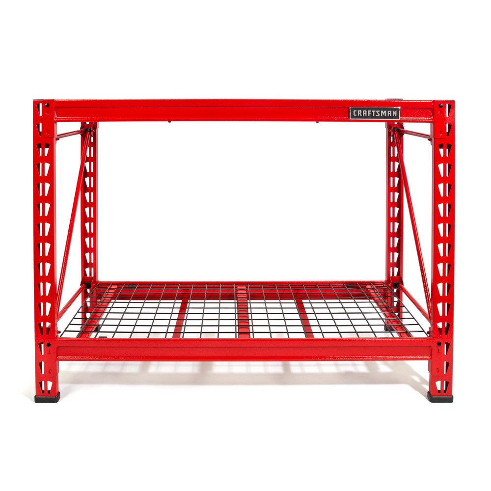 Craftsman - 2-Shelf 3-Foot Tall Stackable Tool Chest Depth Storage Rack ...