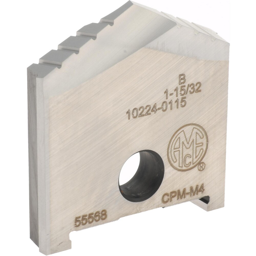 Spade Drill Insert: 1-15/32" Dia, Series B, Powdered Metal, 130 ° Point