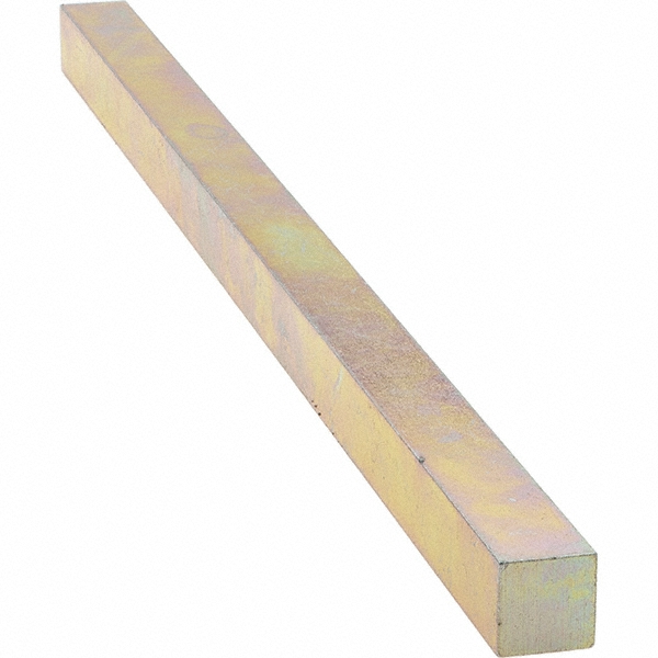 Precision Brand 12" Long, Zinc Yellow Dichromate Key Stock 80531064