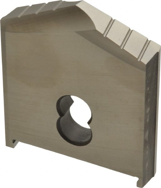 Allied Machine and Engineering 10244-0201 Spade Drill Insert: 2-1/32" Dia, Series D, Powdered Metal, 130 ° Point 
