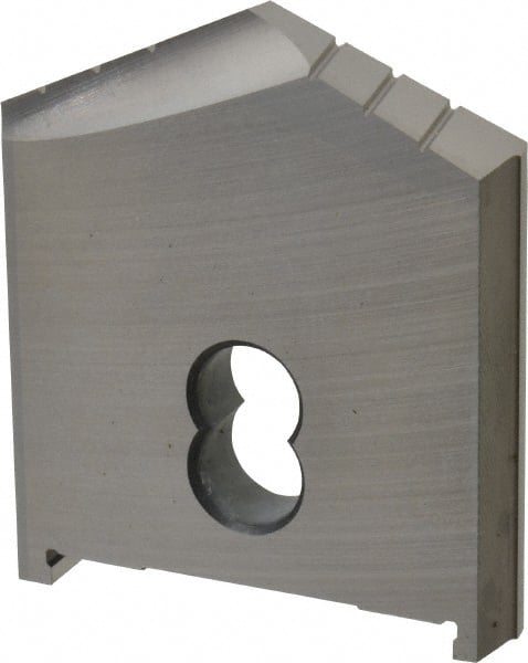 Allied Machine and Engineering 10244-0203 Spade Drill Insert: 2-3/32" Dia, Series D, Powdered Metal 
