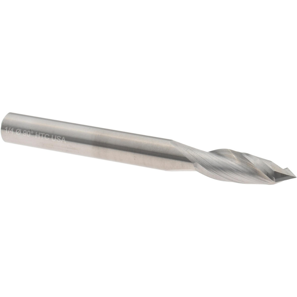 Harvey Tool 15316-2 Drill Mill: 1/4" Dia, 3/4" LOC, 2 Flutes, 90 &deg; Point, Solid Carbide Image