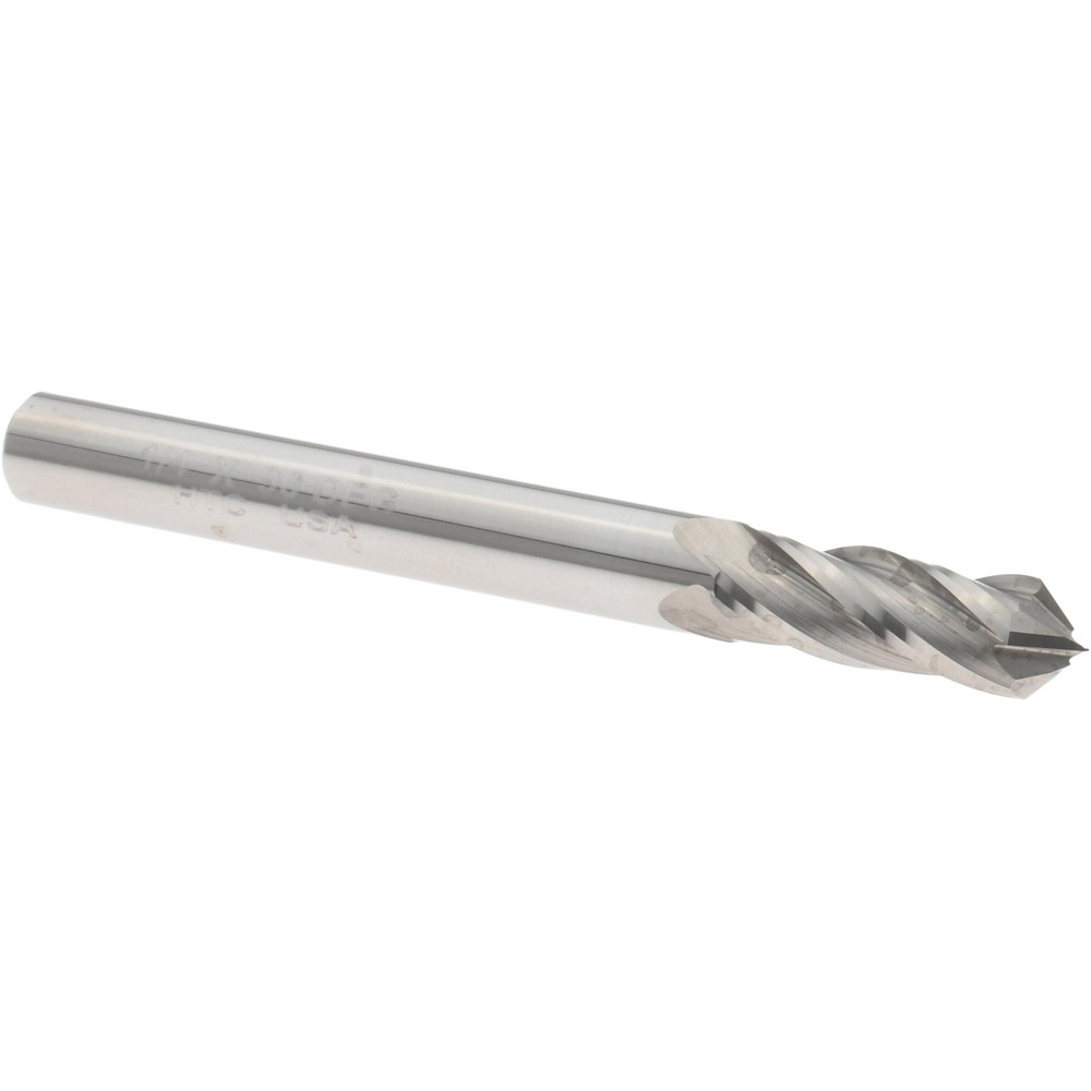 Drill Mill: 1/4" Dia, 3/4" LOC, 4 Flutes, 90 ° Point, Solid Carbide