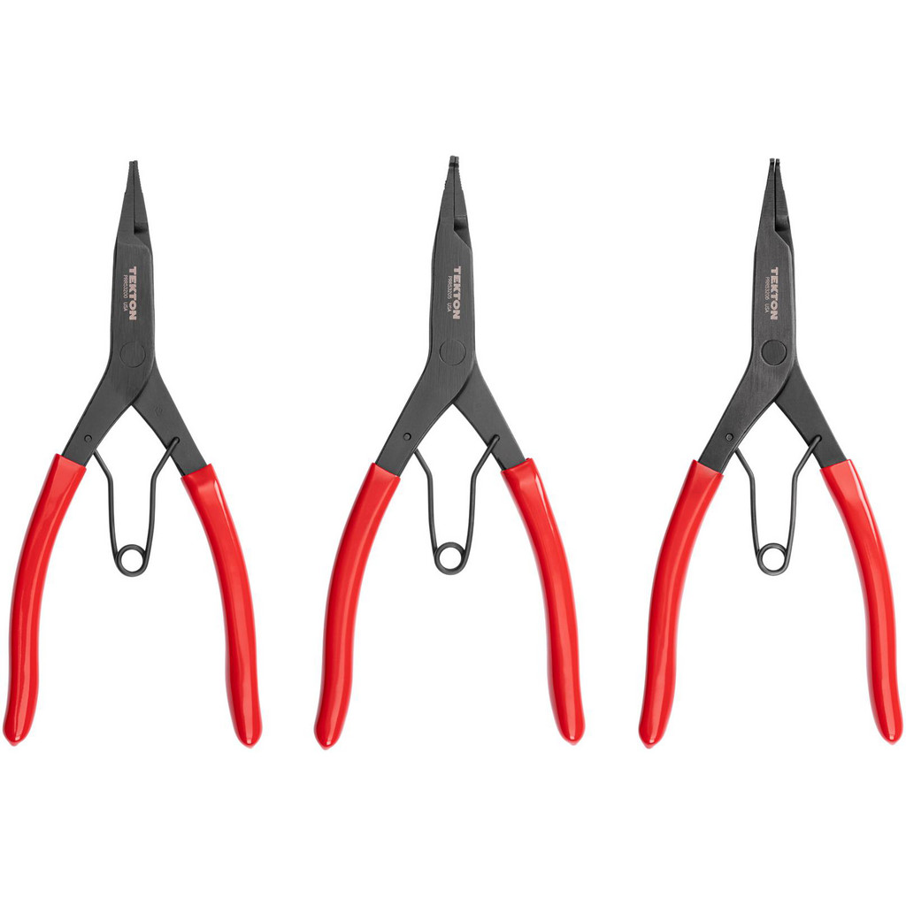 Tekton Plier Sets: Plier Type Included: Lock Ring; Container Type: None | Part #PRR90021