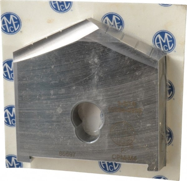 Allied Machine and Engineering 10264-0310 Spade Drill Insert: 3-5/16" Dia, Series F, Powdered Metal 
