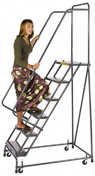 Steel Rolling Ladder: 5 Step