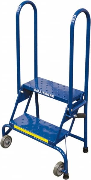 2-Step Steel Folding Step Ladder: 32" High