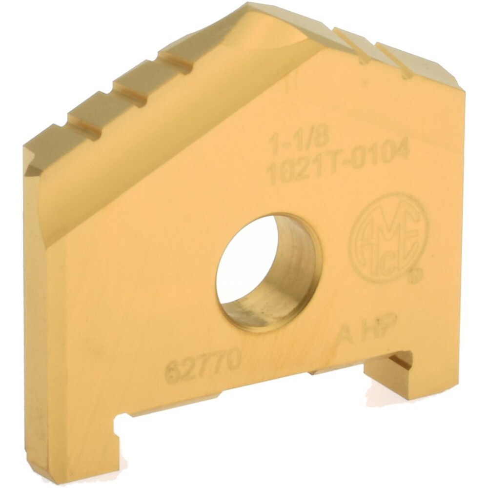 Spade Drill Insert: 1-1/8" Dia, Series A, High Speed Steel, 130 ° Point