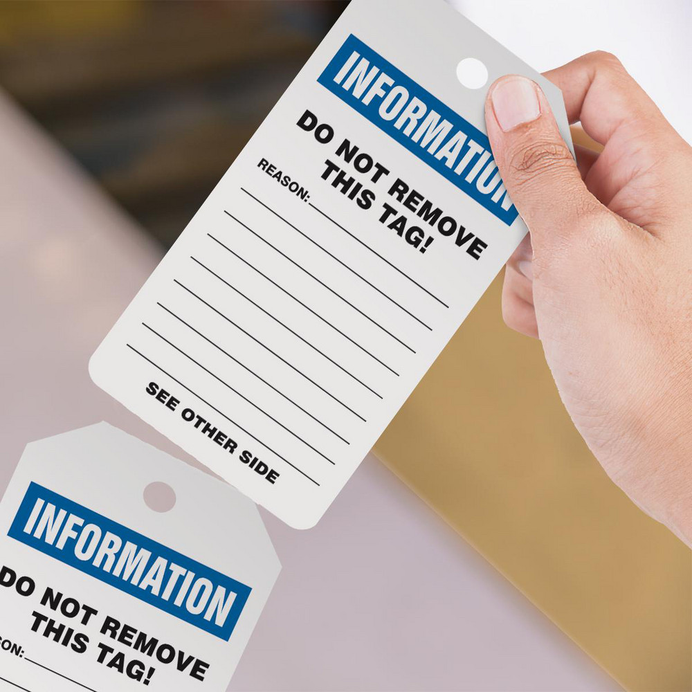 AccuformNMC - General Information Tag: Rectangle, 6-1/4" High ...