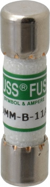 Cooper Bussmann DMM-B-11A Cartridge Fast-Acting Fuse: 11 A, 1-1/2" OAL, 0.406" Dia Image