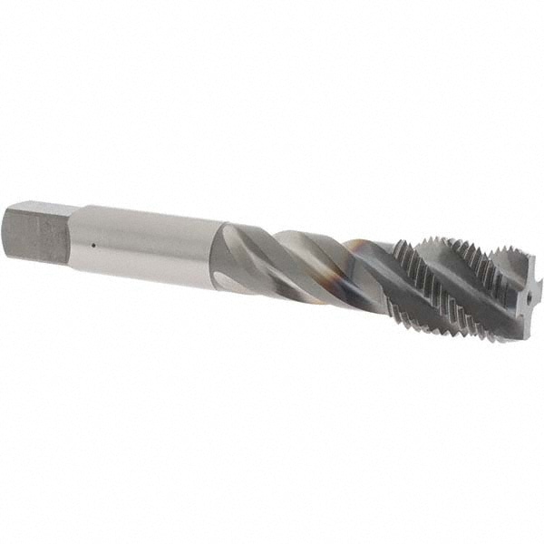 OSG 1733708 Spiral Flute Tap: 5/8-18, UNF, 4 Flute, Modified Bottoming, 3B Class of Fit, Vanadium High Speed Steel, TICN Finish Image