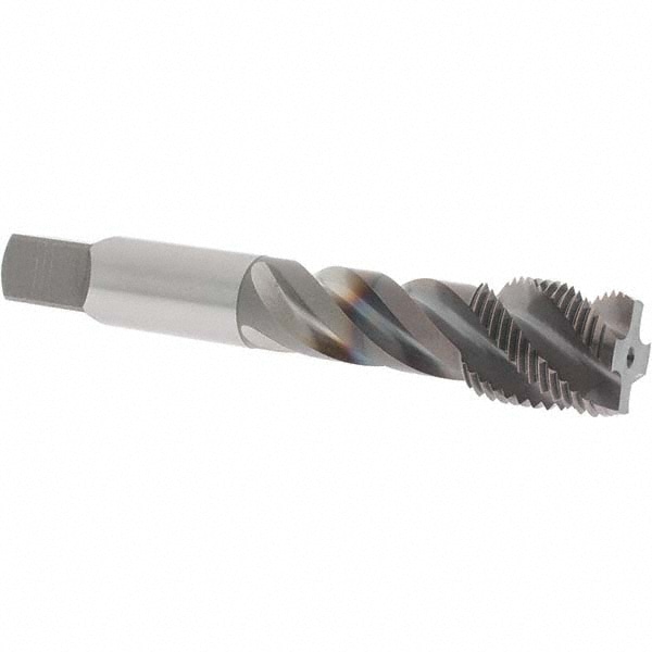 OSG 1733908 Spiral Flute Tap: 3/4-16, UNF, 4 Flute, Modified Bottoming, 3B Class of Fit, Vanadium High Speed Steel, TICN Finish Image