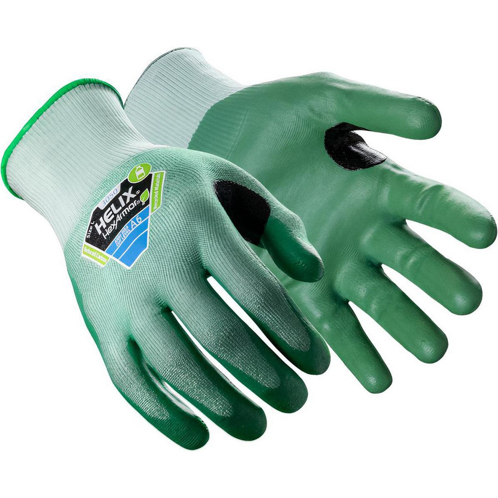 HexArmor® - Cut & Puncture-Resistant Gloves: Size X-Large, ANSI Cut A4,  ANSI Puncture 2, Nitrile, Series Helix