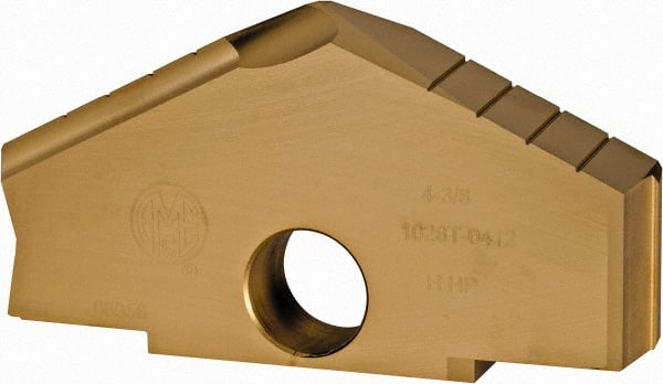 Allied Machine and Engineering 1028T-0412 Spade Drill Insert: 4-3/8" Dia, Series H, High Speed Steel 