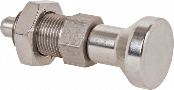 M20x1.5, 25mm Thread Length, 10mm Plunger Diam, Lockout Knob Handle Indexing Plunger