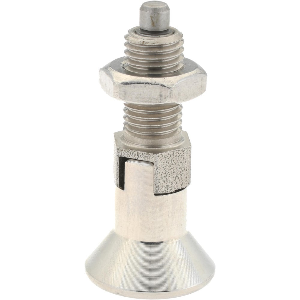 Gibraltar IPG-104ss-G M8x1, 13mm Thread Length, 4mm Plunger Diam, Lockout Knob Handle Indexing Plunger Image