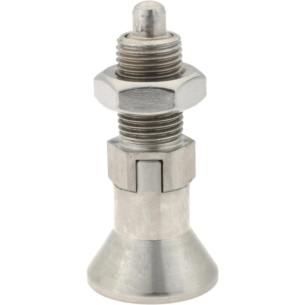 M16x1.5, 23mm Thread Length, 8mm Plunger Diam, Lockout Knob Handle Indexing Plunger