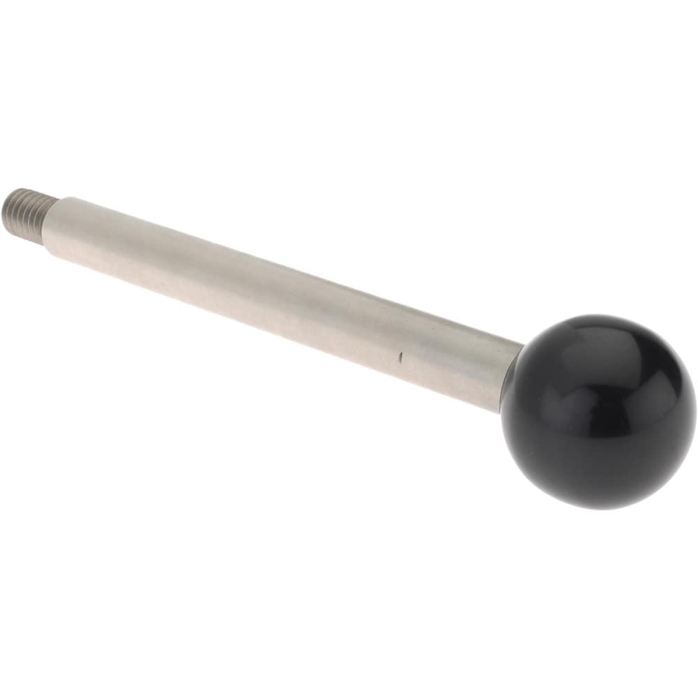 5/16-18 Stem, 0.98" Knob Diam, 5/16" Shaft Diam, Type A Gear Lever Arm with Ball Knob