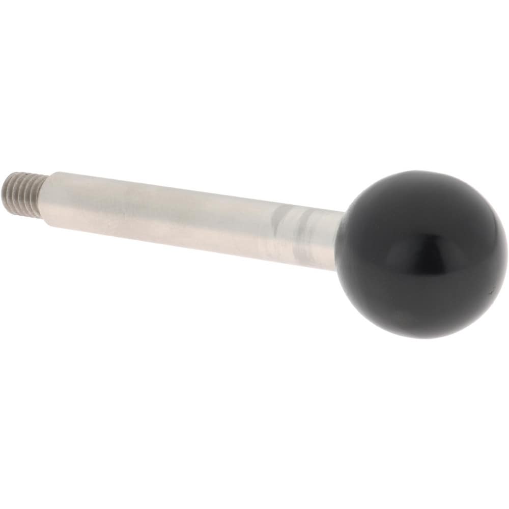 5/16-18 Stem, 0.98" Knob Diam, 5/16" Shaft Diam, Type A Gear Lever Arm with Ball Knob