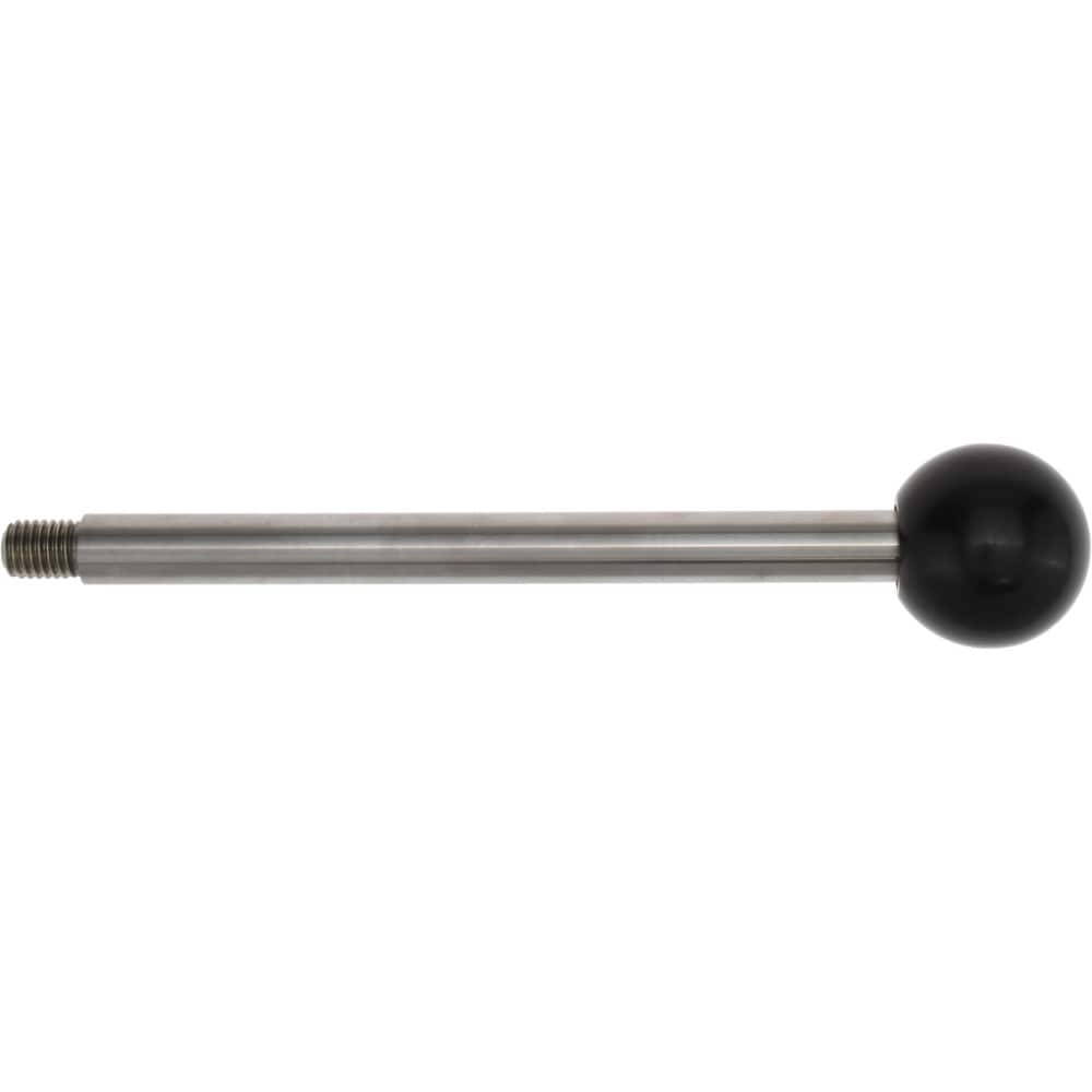M12x1.75 Stem, 1.38" Knob Diam, 0.55" Shaft Diam, Type A Gear Lever Arm with Ball Knob