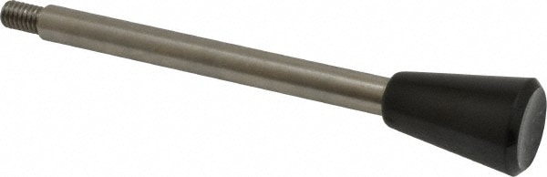 5/16-18 Stem, 0.98" Knob Diam, 5/16" Shaft Diam, Type C Gear Lever with Taper End