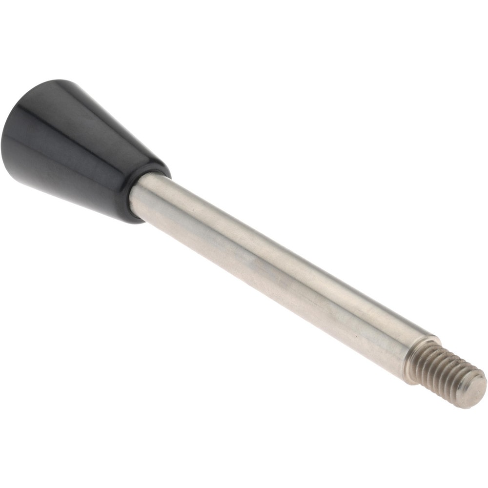 5/16-18 Stem, 0.98" Knob Diam, 5/16" Shaft Diam, Type C Gear Lever with Taper End