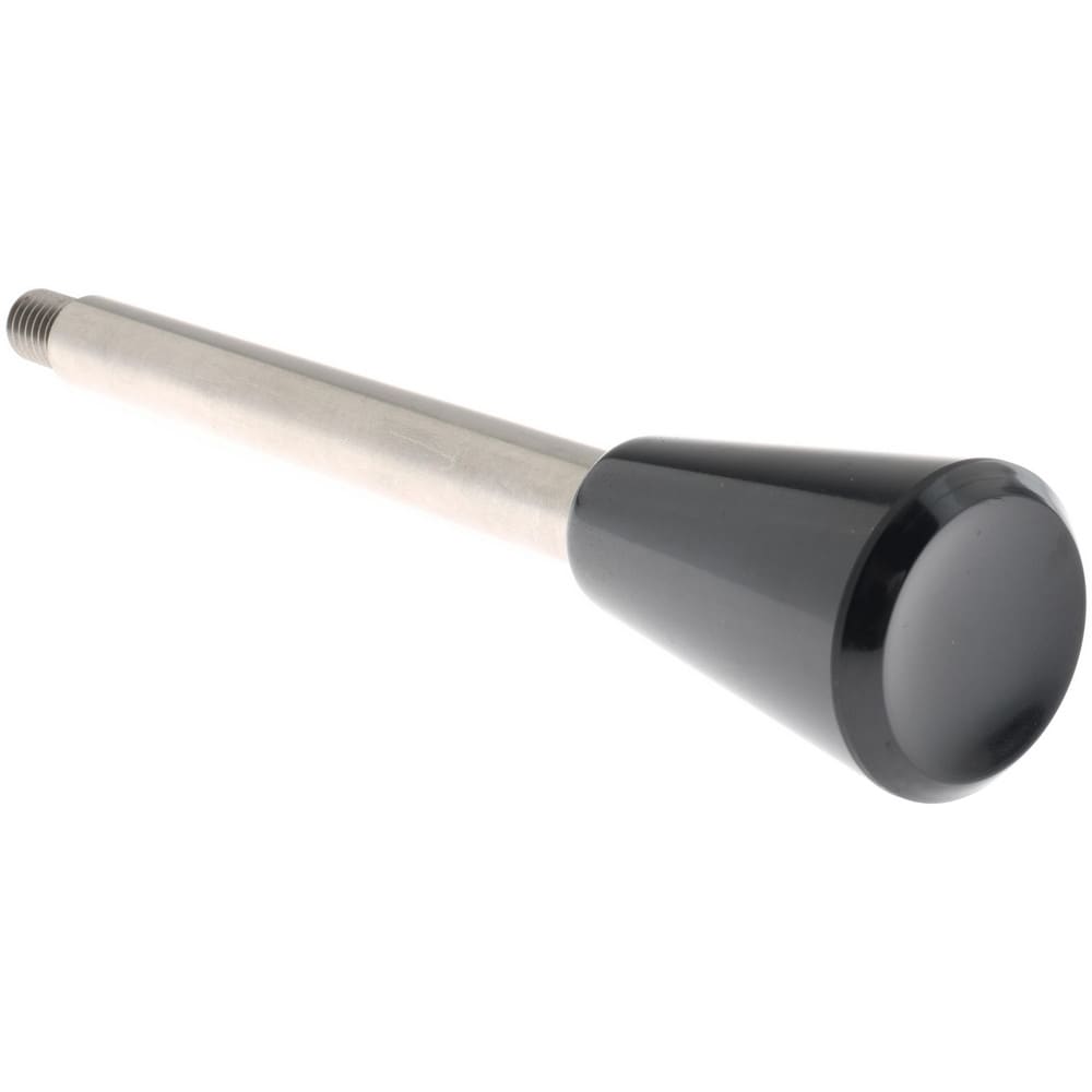 3/8-16 Stem, 1.18" Knob Diam, 3/8" Shaft Diam, Type C Gear Lever with Taper End