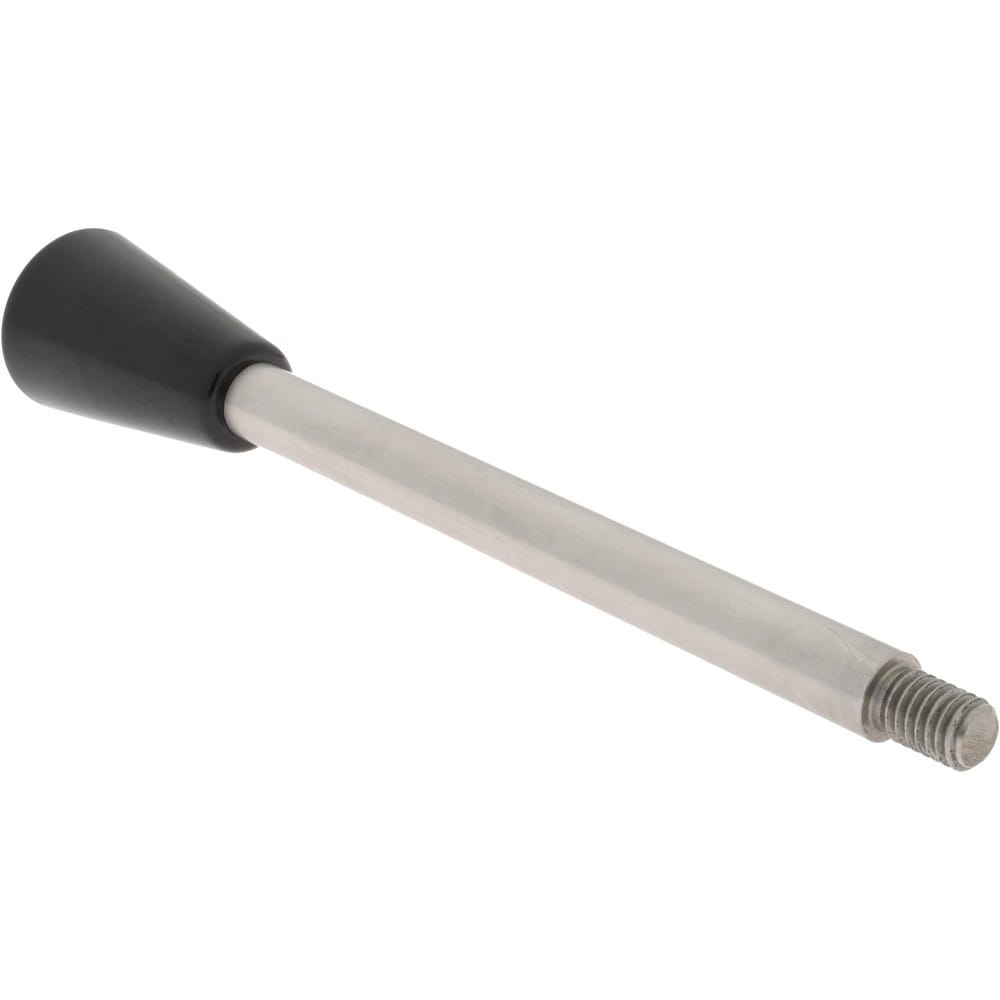 3/8-16 Stem, 1.18" Knob Diam, 3/8" Shaft Diam, Type C Gear Lever with Taper End